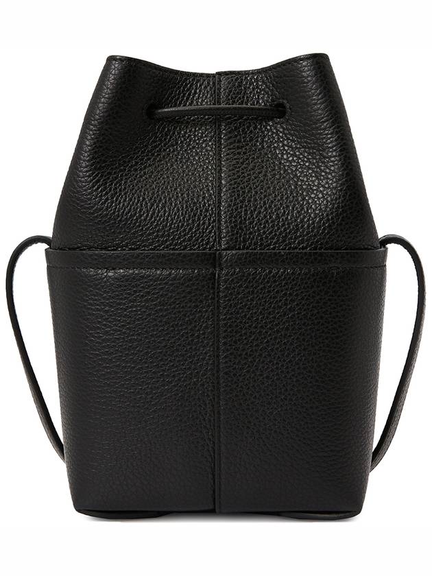 Gancini Mini Bucket Bag Black - SALVATORE FERRAGAMO - BALAAN 5