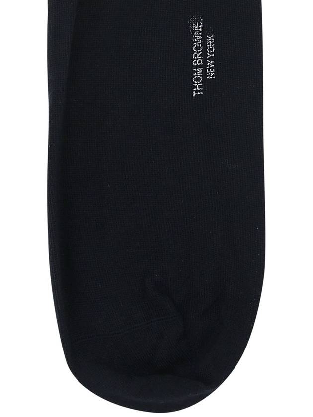 Men's Diagonal Light Weight Midi Socks Navy - THOM BROWNE - BALAAN 3