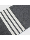 Striped Cashmere Muffler Grey - THOM BROWNE - BALAAN 5