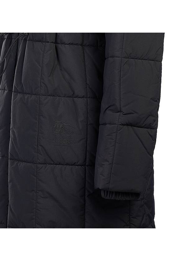 Quilting Hooded Nylon Padding Black - BURBERRY - BALAAN 7