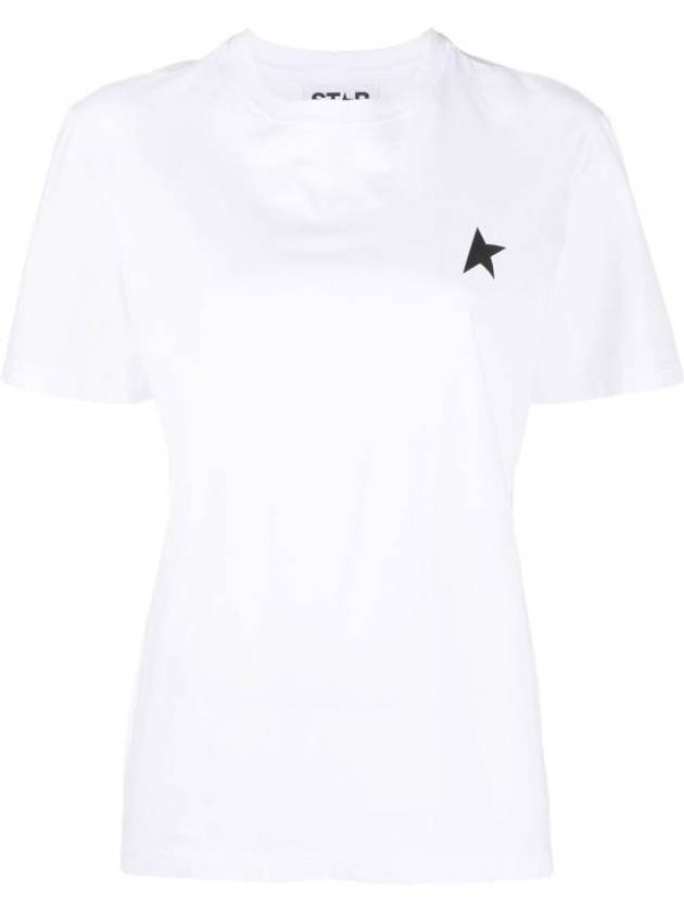 Black Star Collection Short Sleeve T-Shirt White - GOLDEN GOOSE - BALAAN 2