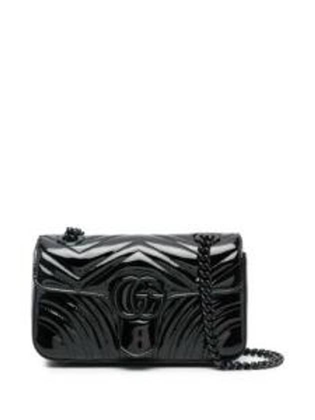 GG Marmont Patent Mini Shoulder Bag - GUCCI - BALAAN 2