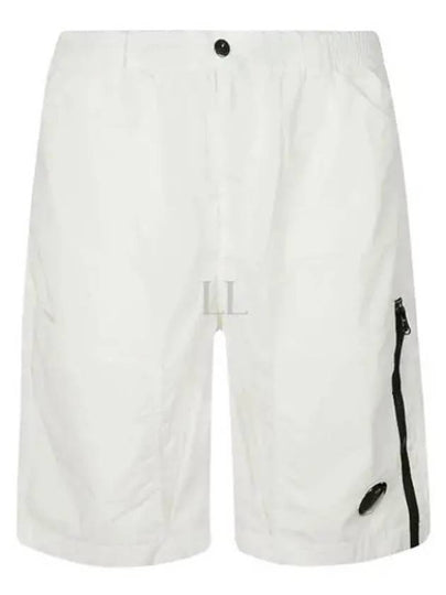 50 Fili Stretch Shorts White - CP COMPANY - BALAAN 2