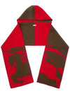 EKD wool hooded scarf 8090767 - BURBERRY - BALAAN 1