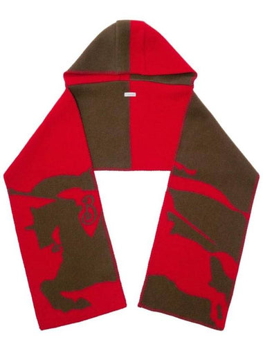 EKD wool hooded scarf 8090767 - BURBERRY - BALAAN 1