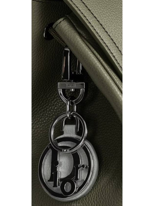 D TOUCH Keyring Dior Gray Grain Calfskin - DIOR - BALAAN 2