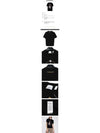 Women's Deer Wool Knit Short Sleeve T-Shirt Black - BURBERRY - BALAAN.