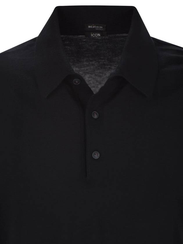 Short-sleeved cotton polo shirt - KITON - BALAAN 4