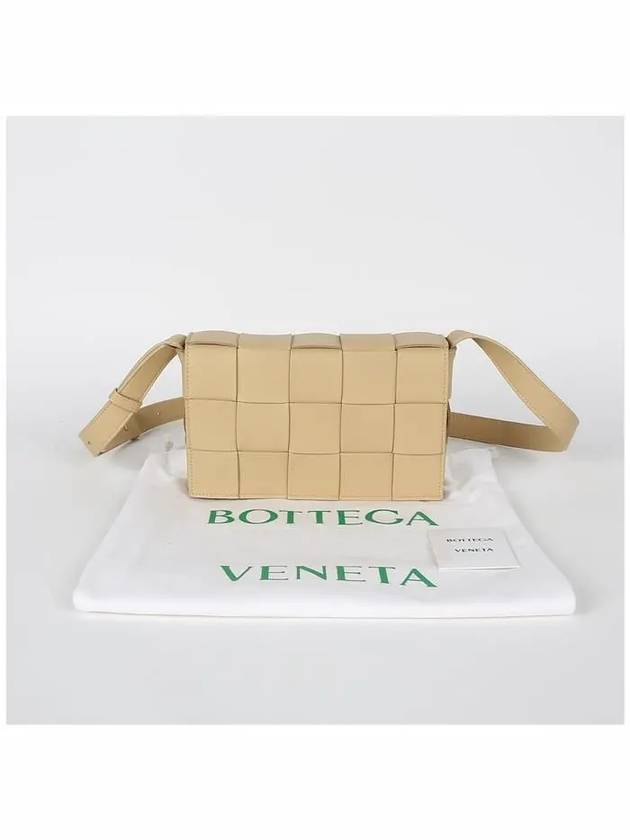 Intrecciato Cassette Cross Bag Porridge - BOTTEGA VENETA - BALAAN 7