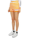 Women's Airline Border Shorts Orange - HORN GARMENT - BALAAN 3