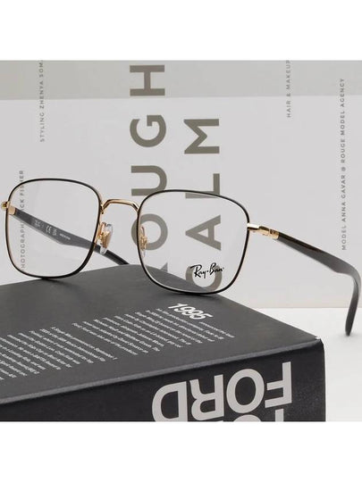 Glasses Frame RB6469 2991 Men Women Square Metal Frame Light Glasses - RAY-BAN - BALAAN 2