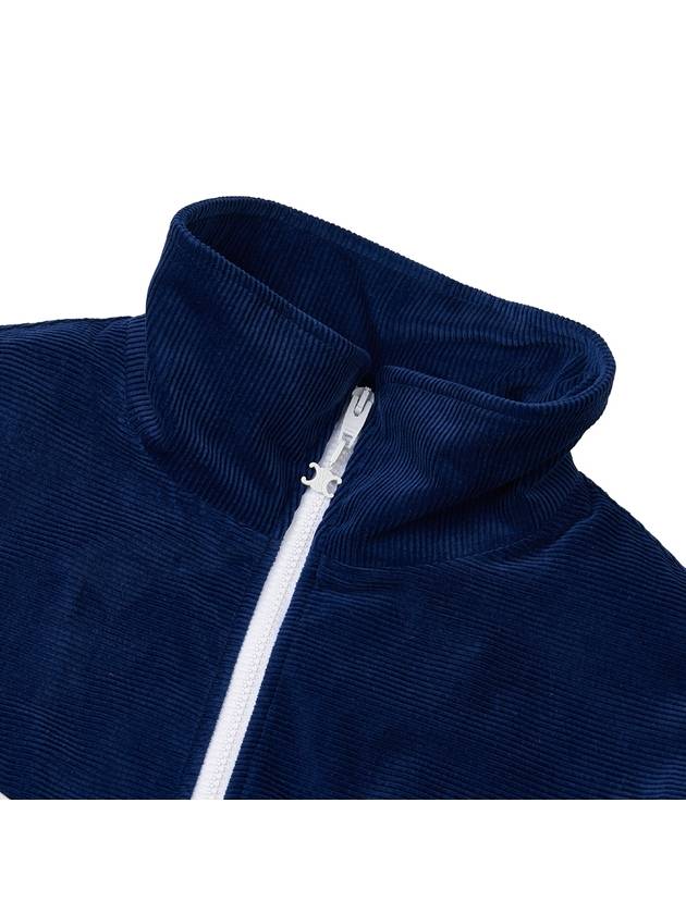 Corduroy Athletic Zip-up Jacket Royal Wash - CELINE - BALAAN 8