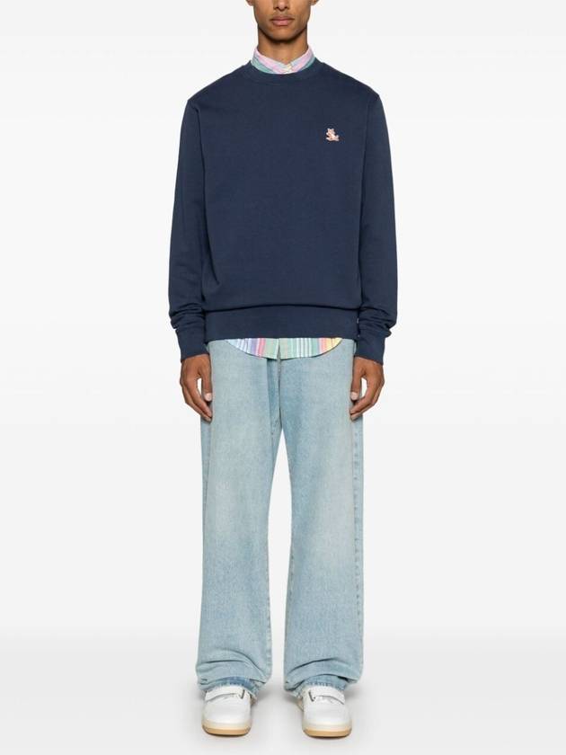 Chillax Patch Regular Sweatshirt Eclipse Blue - MAISON KITSUNE - BALAAN 6