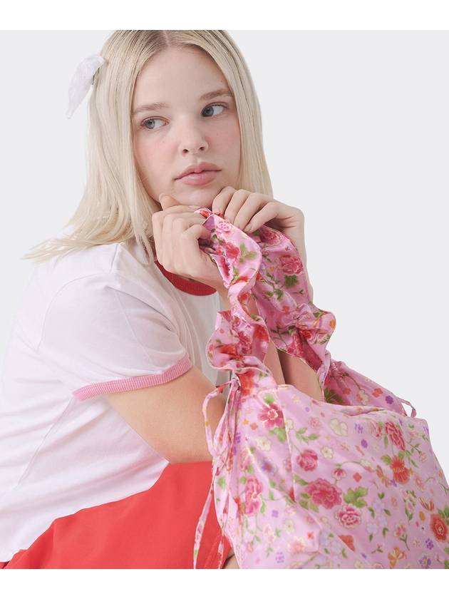 Tiny Flower Frill Bag Pink - TEENYTIGER - BALAAN 2