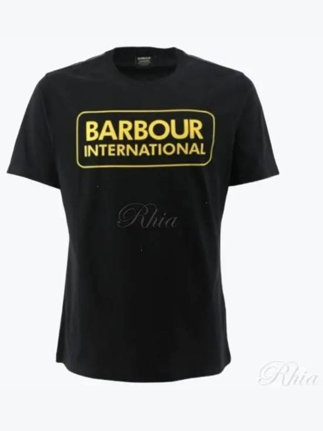 International Essential Large Logo Short Sleeve T-Shirt Black - BARBOUR - BALAAN 2