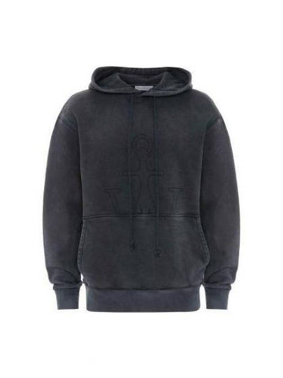 Anchor Logo Hoodie Washed Grey - JW ANDERSON - BALAAN 2