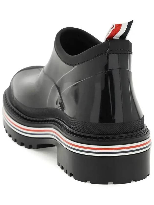 Women's Molded Rubber Garden Middle Boots Black - THOM BROWNE - BALAAN 4