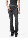 1969 D Ebby Bootcut Jeans Black - DIESEL - BALAAN 2