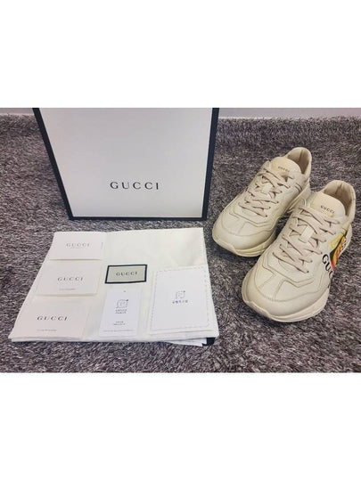 Ryton square logo sneakers 9 5 285 - GUCCI - BALAAN 2