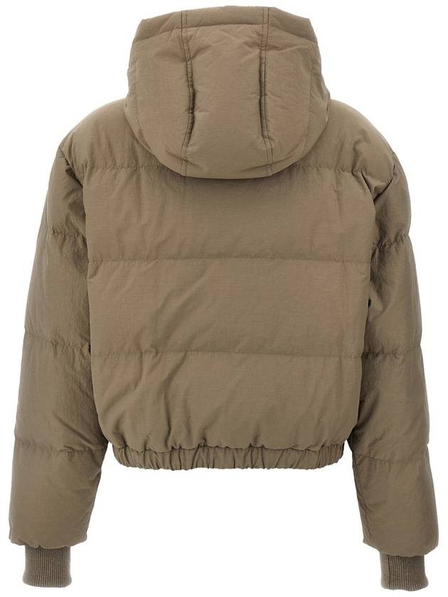 Brunello Cucinelli Hooded Knit Insert Down Jacket - BRUNELLO CUCINELLI - BALAAN 2