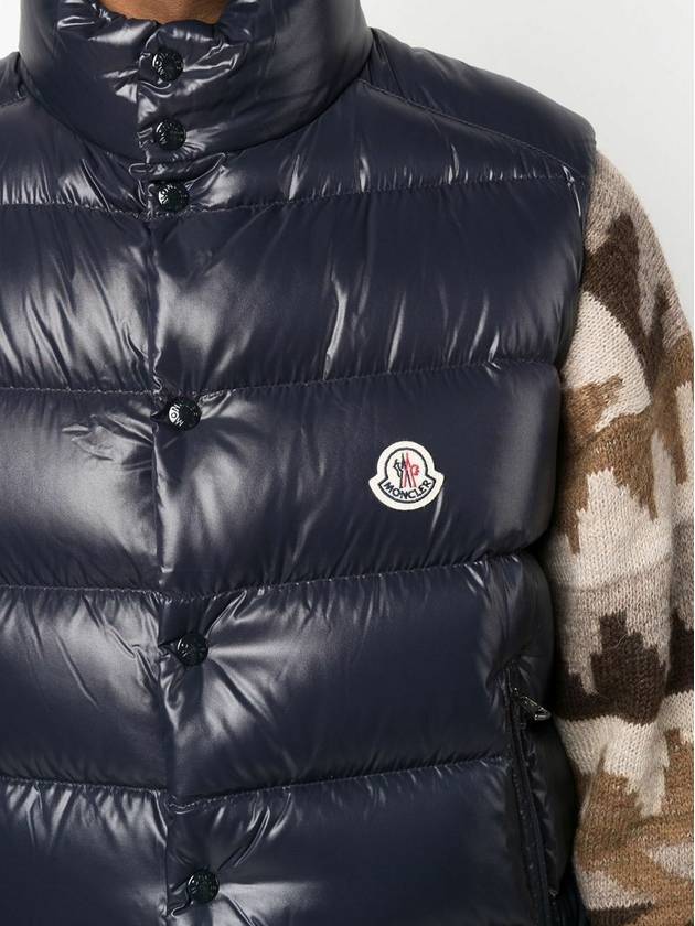 Tibb Down Vest Dark Blue - MONCLER - BALAAN 7