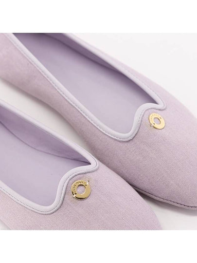 Women s Pauline Linen Flat Shoes Indoor EU Size Violet FAI6283 3889 - LORO PIANA - BALAAN 2