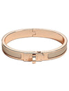 Mini Clic Kelly Bracelet Marronglace Rose Gold - HERMES - BALAAN 1