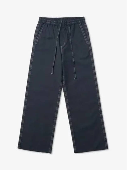 Stitch Banding Straight Pants Navy - SUNNEI - BALAAN 2