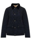 Corduroy Collar Quilted Jacket Black - BURBERRY - BALAAN 2