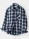 Cloud multi check shirt navy - INDUST - BALAAN 8