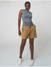 Zipper Utility Shorts Dark Beige - ATHPLATFORM - BALAAN 4