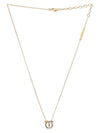 Gancini 3D Crystal Necklace Gold - SALVATORE FERRAGAMO - BALAAN 11