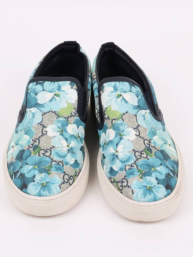 Canvas Blue Bloom Men s Sneakers 546152 - GUCCI - BALAAN 2