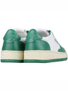 Men's Medalist Leather Low Top Sneakers Green - AUTRY - BALAAN 6