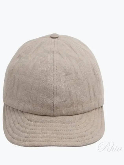 Semi Motif Denim Ball Cap Beige - FENDI - BALAAN 2