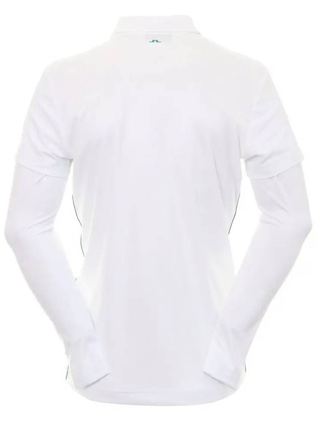 Liam Regular Fit Long Sleeve Polo Shirt White - J.LINDEBERG - BALAAN 3