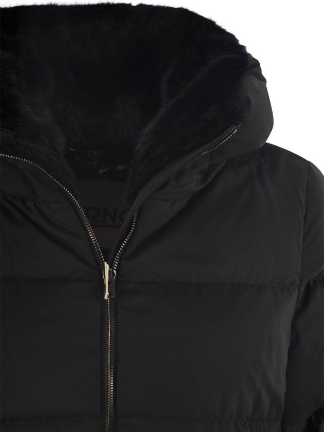 Long down jacket with zip - HERNO - BALAAN 4