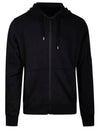 Light Fleece Zip Up Hoodie Black - CP COMPANY - BALAAN 2