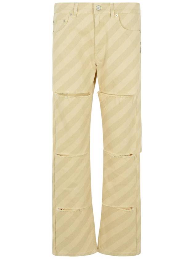 Marni Beige Cotton Jeans - MARNI - BALAAN 1