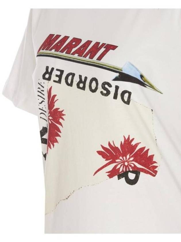 Short Sleeve T Shirt TS0147FA B3N06E 20WH White - ISABEL MARANT - BALAAN 2