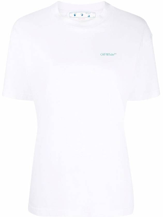 Gradient Arrow Short Sleeve T-Shirt White - OFF WHITE - BALAAN.