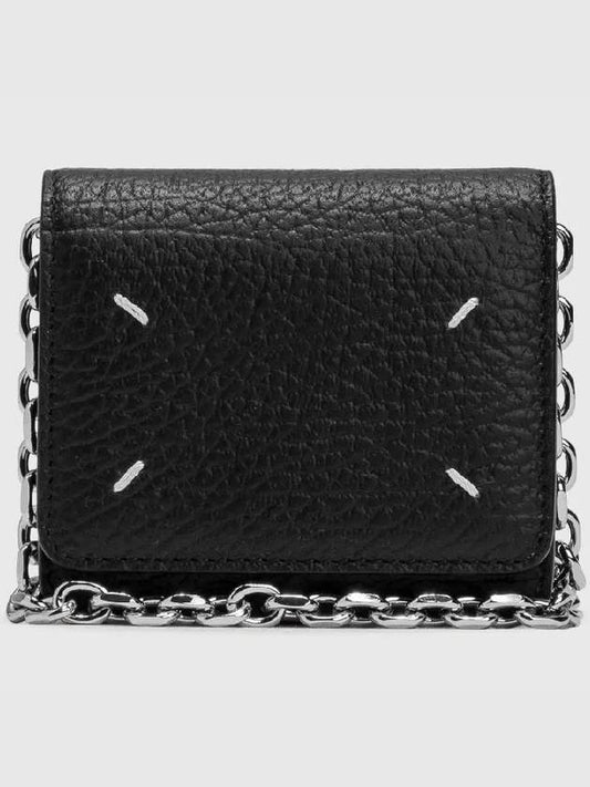 Maison Margiela Small Number Logo Removable Strap Chain Wallet - MAISON MARGIELA - BALAAN 1