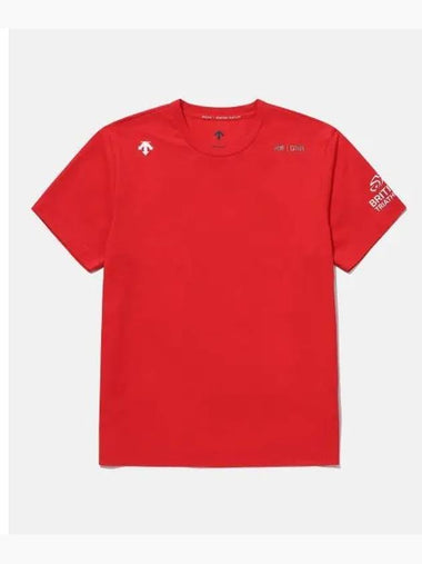 BTF Team Functional Short Sleeve T Shirt Red - DESCENTE - BALAAN 1