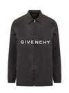 Logo Print Long Sleeve Shirt Black - GIVENCHY - BALAAN 2