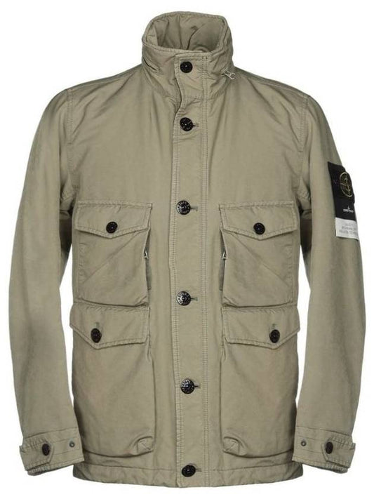 David TC Logo Patch Jacket Light Khaki - STONE ISLAND - BALAAN 1