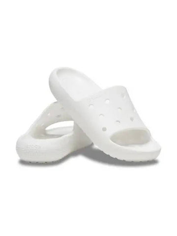 CLASSIC SLIDE V2 WT 24SUSD209401 - CROCS - BALAAN 1