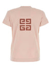 Cotton 4G Slim Fit Short Sleeve T-Shirt Pink - GIVENCHY - BALAAN 3