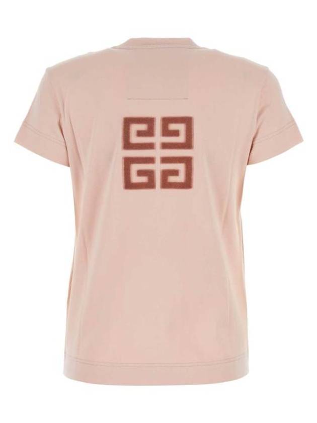 Cotton 4G Slim Fit Short Sleeve T-Shirt Pink - GIVENCHY - BALAAN 3