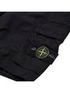 Light Stretch Cotton Bermuda Shorts Black - STONE ISLAND - BALAAN 6