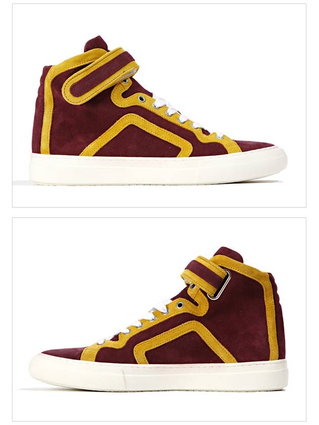 DP Sail High Top Sneakers 101 TRIM WINE YELLOW - PIERRE HARDY - BALAAN 2